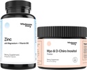 Çinko, Magnezyum + Myo & D Chiro Inositol | çinko Picolinate, Magnezyum Glycinate, Vitamin B6 + Myo & D-Chiro Inositol Toz | Reproductive & Fertness Health | 30 & 90 Day Supply