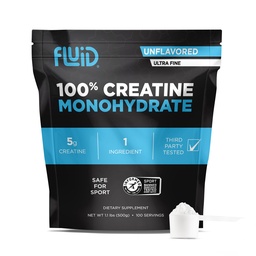 Υγρό Creatine - 100% Creatine Monohydrate σκόνη, Unflavored, Informed Sport Certified, 5g ανά υπηρεσία (100 υπηρεσίες)