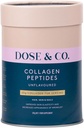 DOSE & CO. Peptides καθαρό κολλαγόνο για μαλλιά, δέρμα & νύχια, χωρίς γεύση - 10 ουγκιά συμπλήρωμα σκόνης
