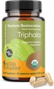 Herb Pharm USDA Organik Triphala Capsules | Cleansing & Detoxification Support & Digestive Health Support With Amla, Haritaki & Bibhitaki, FAIRWILD® sertifikalı | 60 Vegan Capsules, Up to 30 Day Supply*