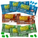 MEG - Askeri Enerji Gum | 100 mg of Caffeine Per Piece + Enerji + Boost Fiziksel Performans + Arctic Mint , Spearmint, & Cinnamon + 8 Packs (40 Count)