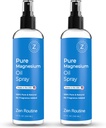 Pure Magnesium Oil Spray 12oz (2 Pack) – Βιολογικό σπρέι μαγνησίου βαθμού USP, επίκαιρο γλυκινικό μαγνήσιο, Λάδι μαγνησίου για τα πόδια, το σώμα, τους μυς και τα πόδια Cr Κατασκευασμένο στις ΗΠΑ