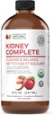 Complete Natural Products Kidney Complete - 8oz Organic Liquid for Kidney Support, Cleanse, and Detox with Apple Cider Vinegar, Lemon, & Organic Chanca Piedra.