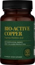 Global Healing Bio-Active Copper Supplement Cu1 - Cuprous Nicotinic Acid, Immune System & Red Blood Cell - Niacin Vitamin B3 Chelated Copper - 30 Capsules