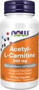 Şimdi Gıdalar Tamamlar, Acetyl-L Carnitine 500 mg, Amino Asit, Beyin ve Nerve Hücre Fonksiyonlu*, 50 Veg Capsules
