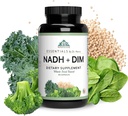 Optimal Sağlık Sistemleri NADH + DIM | Dr. Harris Essentials | Enerji + Nörotransmitter Desteği | Plant-Based | Ruhty, Concentration, & Memory Supplement | 30 Capsules