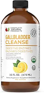 Tamam Doğal Gallbladder Tamam - Gallbladder Desteği için sıvı Supplement, Liver Cleanse ve Apple Cider Vinegar, Turmeric, Beet, Digestive Enzymes, Milk Thistle - 16oz