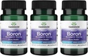Swanson Boron, Albion - Boroganic Glycine Supplement Supporting Ortak Sağlık ve Kemik Sağlığı - Yüksek Aborpsiyon Formula Genel Dengeyi Destekleyebilir - (60 Capsules, 6 mg each) (3 Pack)