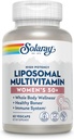 SOLARAY Liposomal Multivitamin for Women 50 Plus, Demir, Vitamin D, C, B12, Biotin & More, Immune Support & Bone Health, Vegan, 30 Hizmet, 60 VegCaps