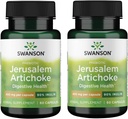 Swanson Prebiotic Jerusalem Artichoke - 90% Inulin 400 mg 60 Caps (2 Pack)