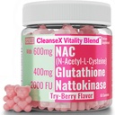 SHIZAM 600 mg NAC 2000 FU 100 mg Nattokinase & 400 mg L Glutathione Gummies, N-Acetyl Cysteine Capsule Toz Pill Liquid Supplement/Supplements Alt, Organik N Acetylcysteine 1000mg 600 mg