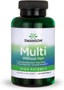 Swanson Multivitamin Sağlık Supplement Iron-Free Formula 120 Softgels Sgels