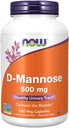Şimdi Gıdalar D-mannose 500 mg,240 Veg Capsules