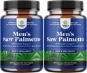 Beta Sitosterol ile Erkekler için Palmetto - Saw Palmetto Ekstra Devlet Desteği Erkeklerin Sağlığı ve Daha İyi Bladder Control Plus Restoring Hair Supplement for Hair Health for Men - 2 Pack
