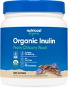 Nutricost Organic Inulin Toz 1LB (454 Grams) 7 Fiber Per İçinde Fiber Grams - Chicory Root - Sertifikalı USDA Organik