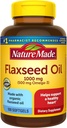 Nature Made Flaxseed Oil 1000 mg, Fish Free Omega 3 συμπλήρωμα, συμπλήρωμα διατροφής για την υποστήριξη της υγείας της καρδιάς, 100 Softgels, 100 ημέρες προσφοράς