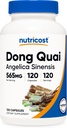 Nutricost Dong Quai 565mg, 120 κάψουλες - Χωρίς γλουτένη, μη ΓΤΟ, κάψουλες χορτοφάγων - Angelica Sinensis