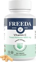 FREEDA C - Timed Release 1000 mg – Slow-Release for All-Day Immune & Antioksi Support, Stomach, Kosher & Vegan, High-Abase Tabletleri (250 Tablet)