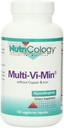 Nutricology Multi-Vi-Min Without Copper & Iron - Multivitamin for Men & Women, Mineral Kompleksi, Active Nutrients, with Iodine - 150 Kont