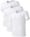 DAVID ARCHY Ανδρικό φανελάκι Bamboo Rayon Moisture-Wicking Crewneck T-Shirts Stretch Ties για άνδρες, 3 ή 5 Pack