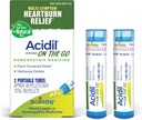 Boiron Acidil On The Go Travel Essential for Relief of Acid Reflux, Heartburn, Indigestion, Bloating, and Upset Stomach - 2 Count (160s)