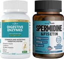 Erkekler ve Kadınlar için 800 mg Digestive Enzymes + spermidine & Fisetin Supplement -% 20 mg spermidine 3HCL
