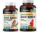 BIO KRAUTER Pine Bark 100 Κάψουλες & Dan Shen 100 Κάψουλες