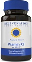 Rejuvenation Treatments Vitamin K2 MK-7 | 60-Day Supply, High Potency (300mcg) | Easy to Swallow Vegetarian Capsules