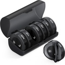TookMag Pill Organizer 2 Times a Day, Tıp Pills Organizer, Haftalık Pill Organizecılar AM PM Pill Box, Büyük Kapasite 7 Günü Pill Box for Medicine/Vitamin/Fish Oil /Supplements (Black)
