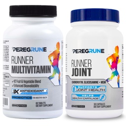 Runner Multivitamin & Joint Support Supplement – Αντιοξειδωτικά, Βιταμίνη B Complex, Προβιοτικά για την υγεία, την ενέργεια, την αντοχή, την ανάκτηση - Γλυκοζαμίνη Χονδροϊτίνη, MSM – GMP Running Supplements