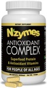 Nzymes® Antioksi Kompleksi People için. Güçlü Antioksi Supplement, Vitamin C, Vitamin E, Vitamin A, Selenium, Live Sprod Enzymes. 180 Kont - ABD'de Yapılan