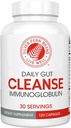 Silver Fern Cleanse - Daily Gut - 1 Şişe - 120 Capsules - 30 Day Supply - Immunoglobulin G, A & M - (IgG, IGA, IgM) - Postbiyotik
