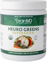 BRAINMD Dr Amen Neuro Greens Superfood - 7,9 oz - Υποστηρίζει Wellness, Digestion + Ανοσοποιητικό & Εγκεφαλική Υγεία - Χωρίς γλουτένη - 30 Υπηρεσίες