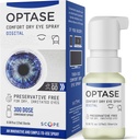 Optase Comfort Dry Eye Spray - Συντηρητικά Δωρεάν Τεχνητά Δάκρυα Drops Εναλλακτικές - Dry Eye Drops in a Convenient Spray - Μπουκάλι πολλαπλών χρήσεων, Φακός επαφής Safe - .58 fl oz