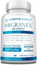 Onaylanmış Bilim Migranex - Migraine & Headache - Magnezyum, Firefew- 60 Capsules - 1 Paket - Vegan