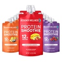 Tasarımcı Wellness proteini Smoothie, Real Fruit, 12g protein, Low Carb, Zero Ek Şeker, Gluten-Free, Non-GMO, No Yapay Renkler veya Flavors, Diversity Pack, 12 Count
