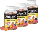 Airborne 750mg Βιταμίνη C Ανοσοποιητικό συμπλήρωμα στήριξης Gummies για ενήλικες, Ποικιλία Fruit Flavor, Gluten Free Crafted Blend με Ισχυρές Αντιοξειδωτικές Βιταμίνες A C & E, 63 Gummies (3 Pack)