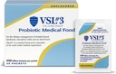 VSL #3 Probiyotik Toz Digestive Health, IBS & UC Belirtileri - 450B CFUs, High-Potency, Multi-Strain, Live, Reerated Probiyotik, Medical Food for Gut Health Support in Men & Women, 30 Pack