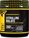 PrimaForce L-Citrulline Malate Powder, Unflavored Pre Workout Supplement, 200 Grams - Boosts Energy, Aids Recovery, Enhances Strength Performance – Vegan, Non-GMO