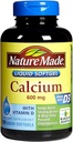Nature Made Calcium 600 mg - 100 Softgels, Συσκευασία των 4