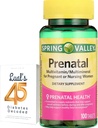 Spring Valley Prenatal Multivitamin 100 Tablet, Kadınlar için Prenatal Vitaminler, Gecikmeli Tamam, Sche with Luall's 45 Diabetes Decoded