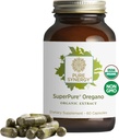 PURE SYNERGY SuperPure Oregano Extract | Oregano Oil Capsules | Organik Petrol ve Broşür Tamam | Immune, Digestive, and Respiratory Health (60 Capsules)