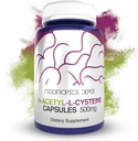 Nootropics Depot N-Acetyl L-Cysteine Capsules | 500mg | NAC | 60 Count | Supports Healthy Liver Function | Cellular Health | Glutathione Levels | Healthy Oxidation Levels