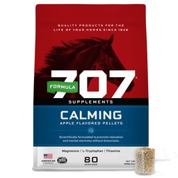 Formula 707 Calming Equine Supplement 10 lb Bag – 80 Services – Άγχος ανακούφιση και ενισχυμένη εστίαση για τα άλογα – L-Tryptophan, θειαμίνη & μαγνήσιο