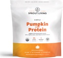 Sprout Living Simple Broken Seed protein Toz, 20 Grams Organik Bitki Yapay Tatlıcılar olmadan Protein Toz, Sütsiz, Non-GMO, Vegan, Gluten Free, Keto Drink Mix (5 Pound)