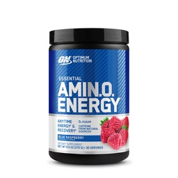Optimum Nutrition Amino Energy - Προπόνηση με πράσινο τσάι, BCAA, Αμινοξέα, Κετοφιλικό, Πράσινο εκχύλισμα καφέ, Ενεργειακή σκόνη - Μπλε Βατόμουρο, 30 σέρβις (Packaging May Vary)