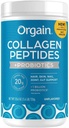 Orgain Collagen + Superfoods with 20 Grams of Grass-Fed Collagen and Vitamin C, Unflavored, 25.6 oz