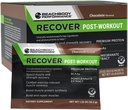 BODi Recover Whey Protein Powder Blend– Μετα-εργασία συμπλήρωμα σοκολάτας Whey για την αποκατάσταση των μυών με 20g πρωτεΐνη, BCAAs, εκχύλισμα ρόδι - γρήγορη αποκατάσταση - 18 πακέτα υπηρεσία