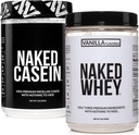 NAKED Grass Fed Protein Bundle: 1LB Καζεΐνη και 1LB Βανίλια Ορός γάλακτος
