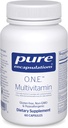 Pure Encapsulations O.N.E. Multivitamin - Once Daily Multivitamin with Antioksik Metafolin, CoQ10, and Lutein to Support Vision, Cognitive Function, and Cellular Health * - 60 Capsules